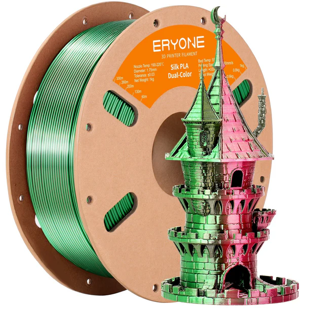 silk dual red & green