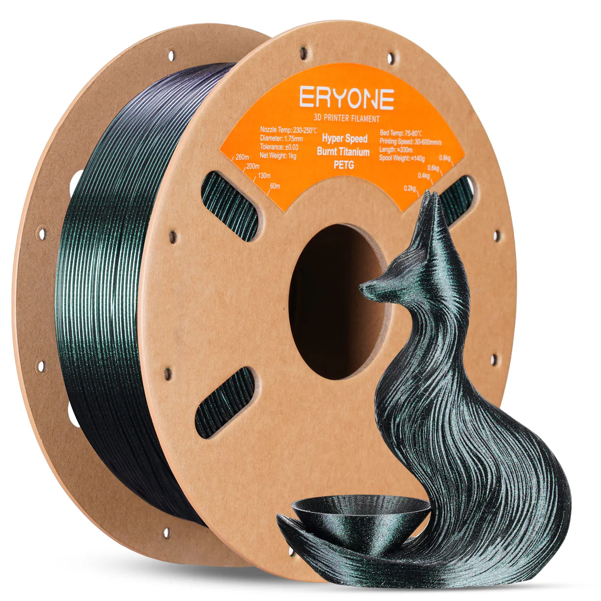 petg high speed burnt titanium green